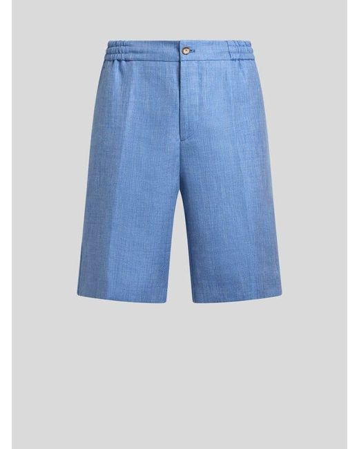 Bermuda di Etro in Blue da Uomo