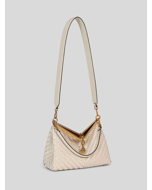 Etro Natural Medium Woven Vela Bag