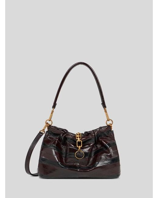 Etro Black Small Vela Blossom Bag