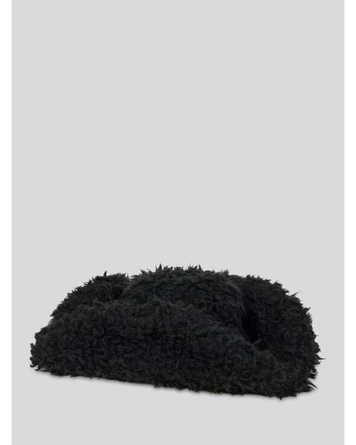Etro Black Faux Fur Cowboy Hat