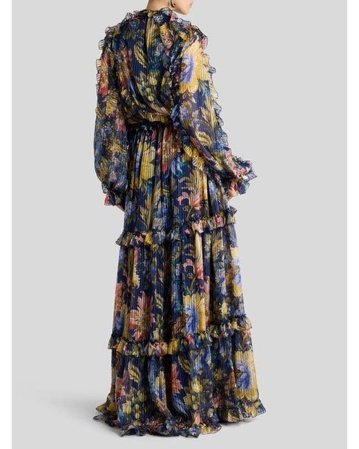Etro White Long Dress