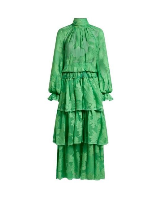 Etro Green Long Dress