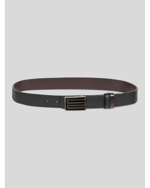 Etro Black Reversible Leather Belt for men