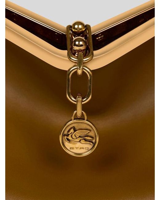 Etro Brown Medium Vela Bag