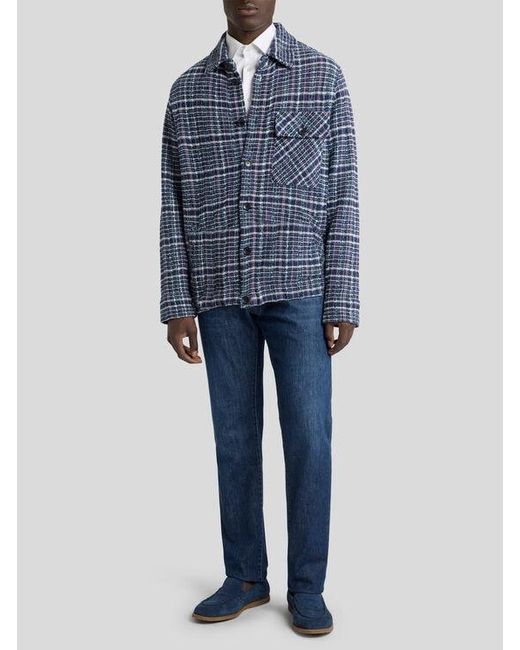 Giacca di Etro in Blue da Uomo