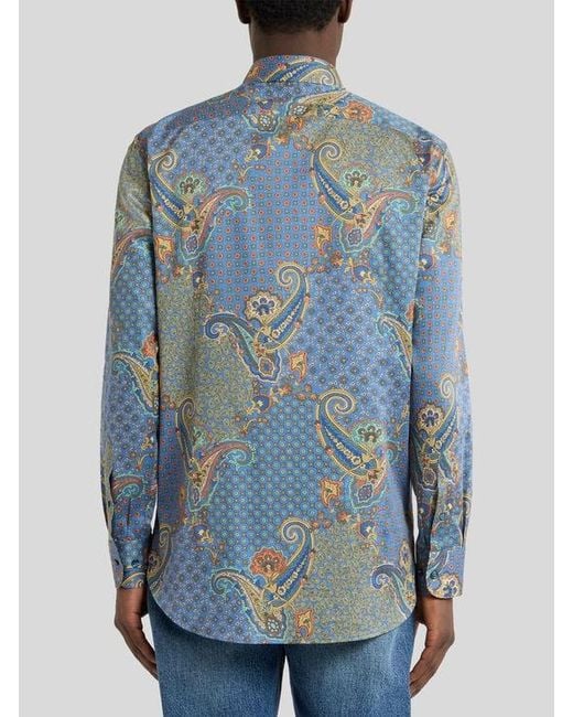 Etro Blue Shirt for men