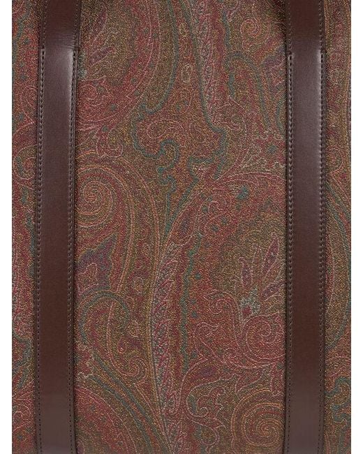 Etro Brown Arnica Tote Bag for men