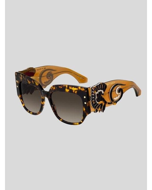 Etro Brown Blossom Sunglasses