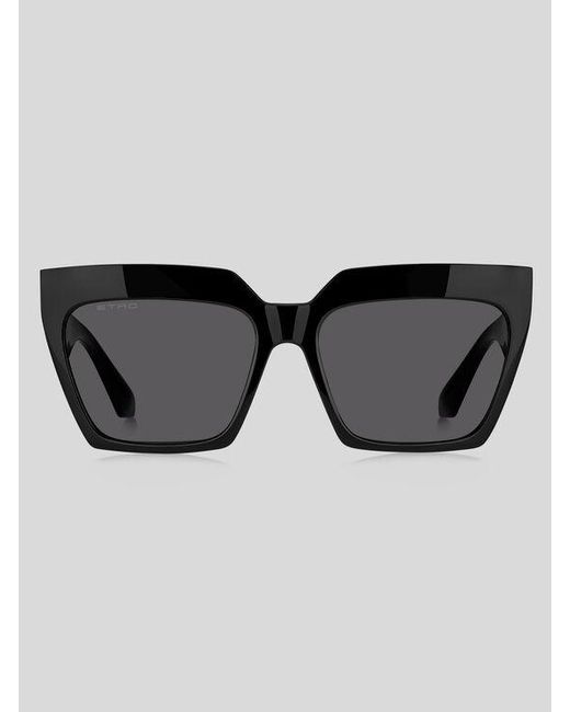 Etro Black Tailoring Sunglasses