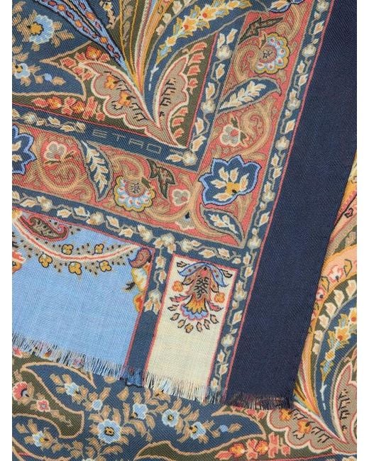 Sciarpa di Etro in Blue da Uomo