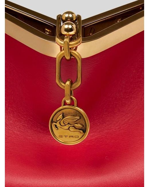 Etro Red Small Vela Bag
