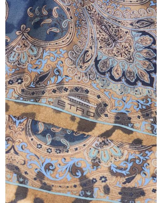 Pochette di Etro in Blue da Uomo