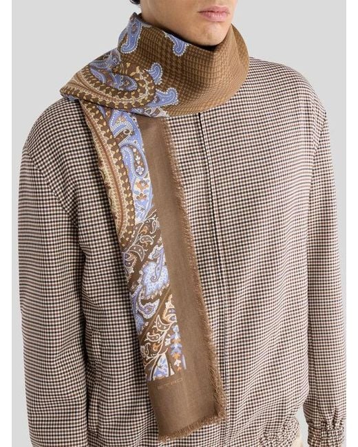 Sciarpa di Etro in Brown da Uomo