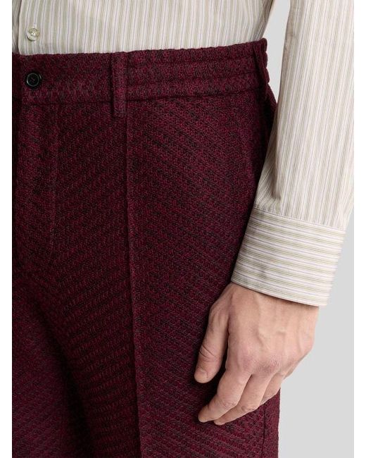 Etro Red Trousers for men