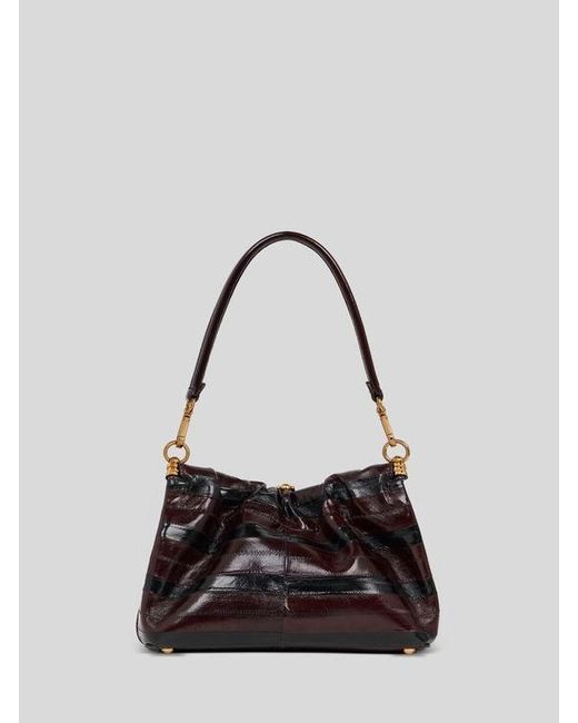 Etro Black Small Vela Blossom Bag