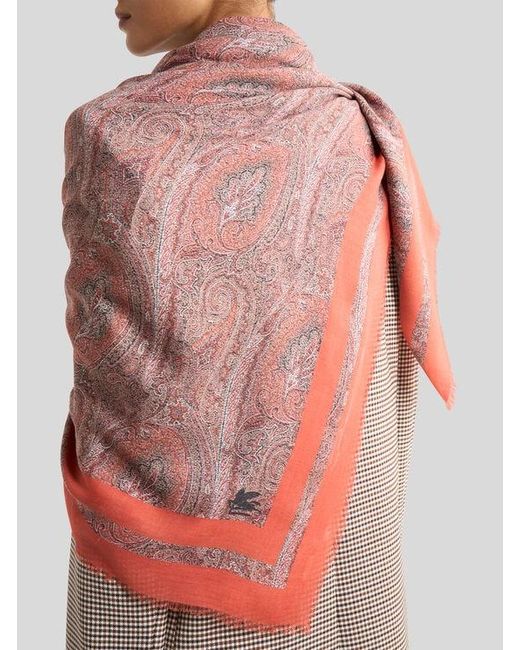 Scialle di Etro in Pink