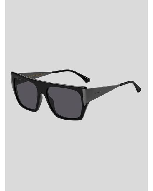 Etro Black New Tailoring Sunglasses for men