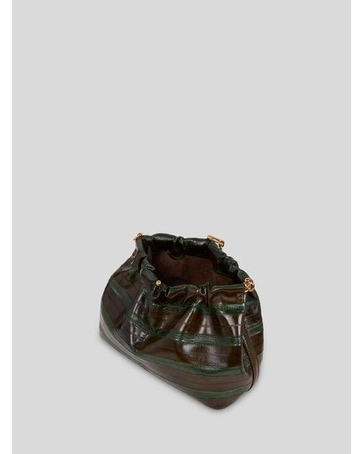 Etro Black Medium Vela Blossom Bag