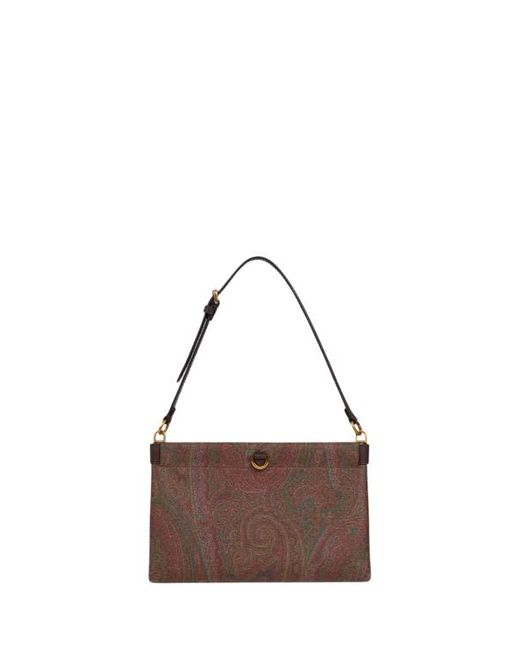 Etro Brown Mini-Clutch Talk