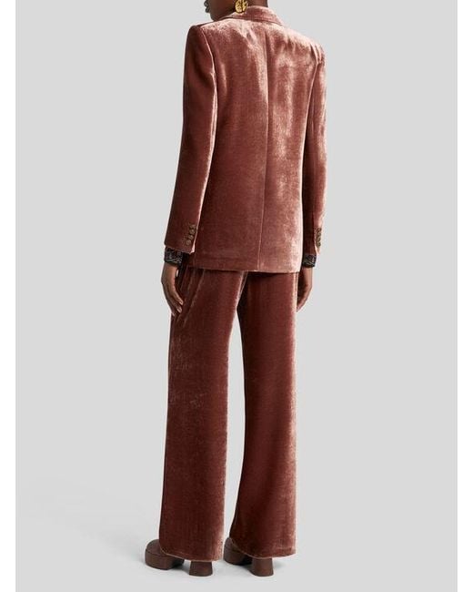 Etro Brown Velvet Jacket