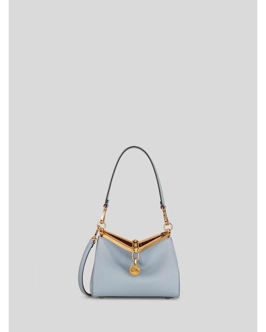 Etro Blue Small Vela Bag