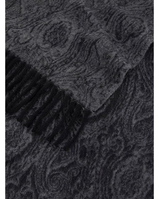 Sciarpa Jacquard di Etro in White da Uomo