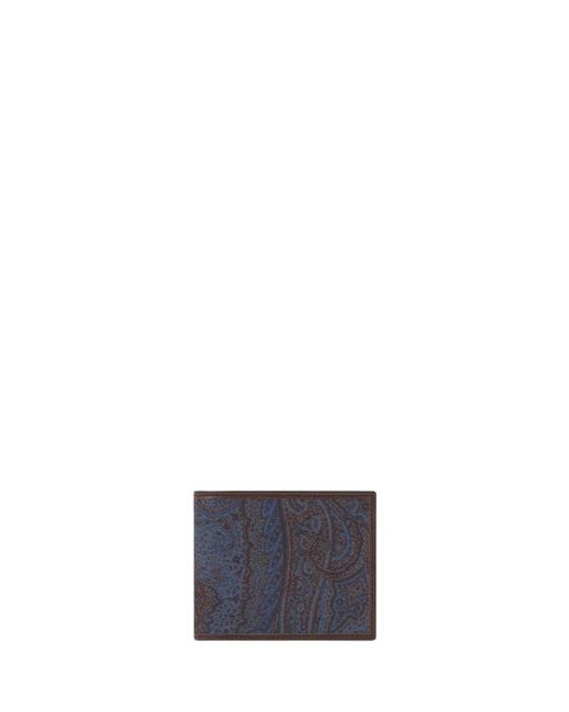 Etro White Essential Jacquard Wallet for men