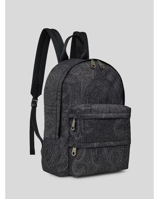 Zaino di Etro in Black da Uomo