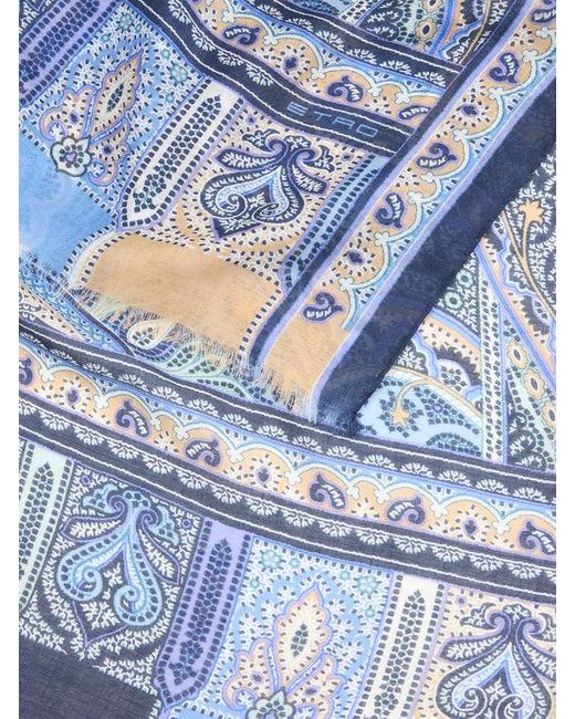 Etro Schal in Blue für Herren