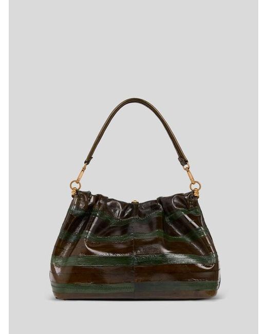 Etro Black Medium Vela Blossom Bag