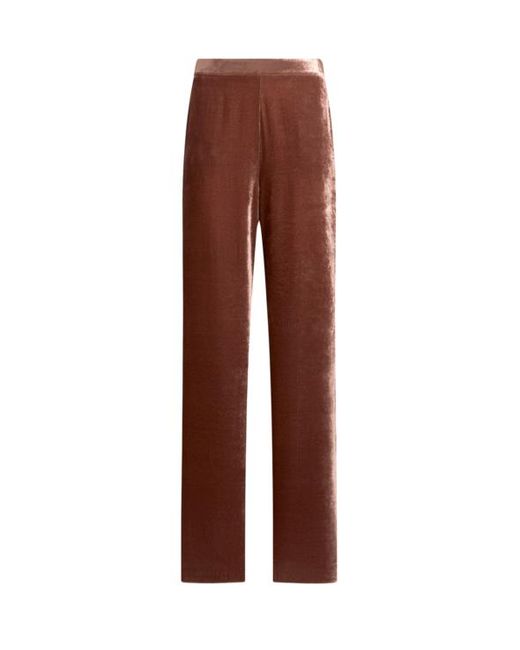 Etro Brown Velvet Palazzo Trousers