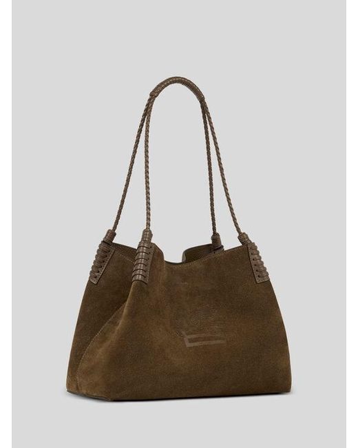 Etro Brown Medium Libra Tote Bag