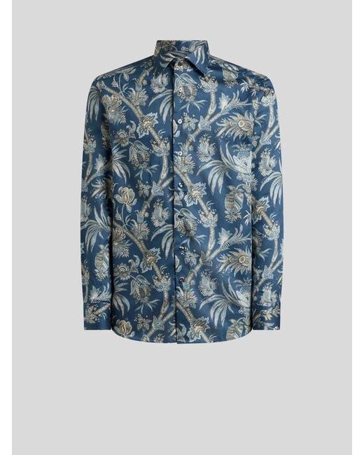 Etro Blue Shirt for men