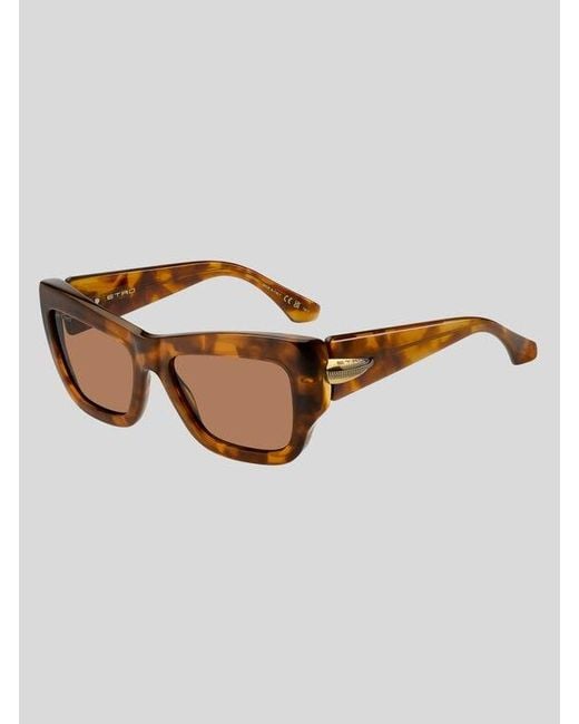 Etro Brown Drop Sunglasses