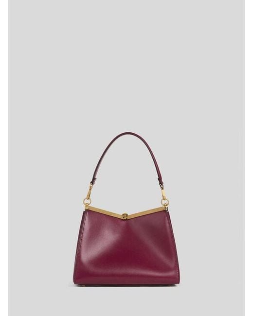 Etro Purple Medium Vela Bag
