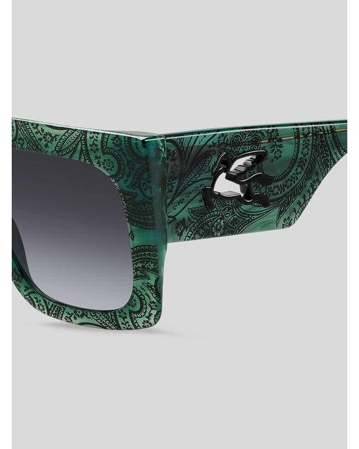 Etro Green Mania Sunglasses