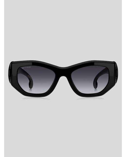 Etro Black Paisley Sunglasses