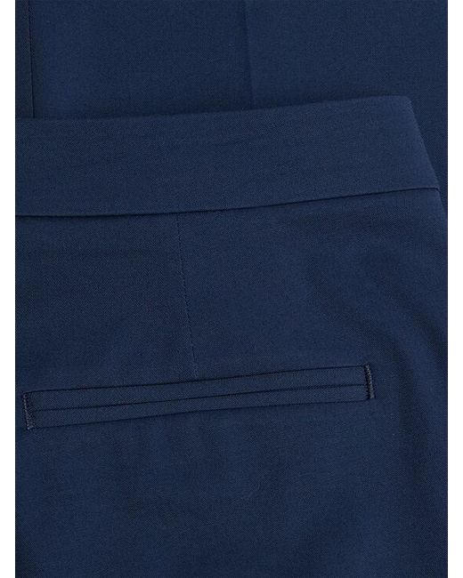 Pantalon Cropped En Coton Stretch, Femme, Taille Etro en coloris Blue