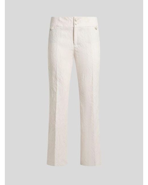 Etro White Trousers