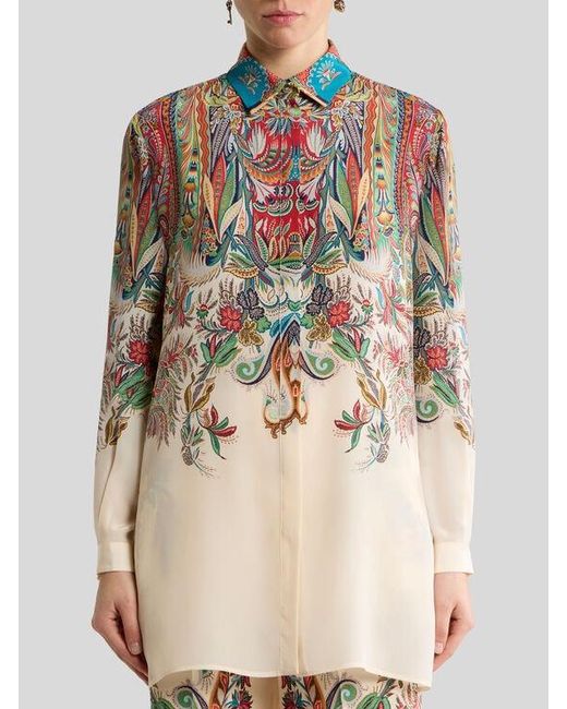 Camicia Lunga di Etro in White