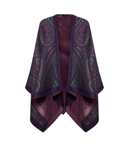 Mantella di Etro in Purple