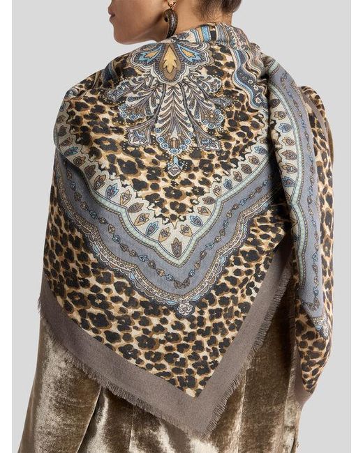 Scialle di Etro in Metallic