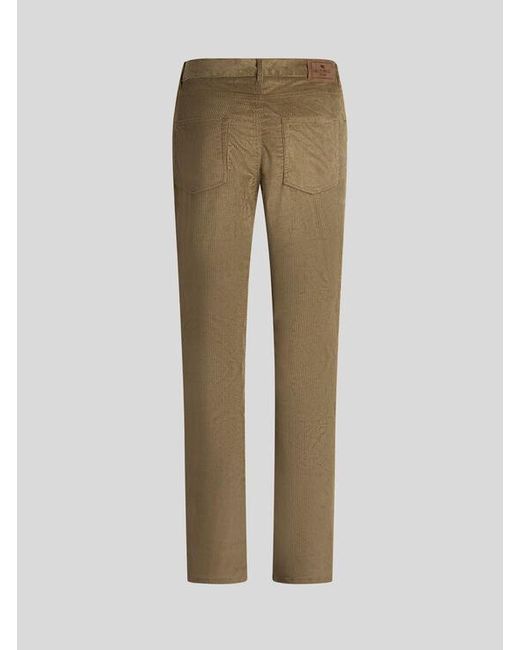 Etro Natural Five-Pocket Trousers for men