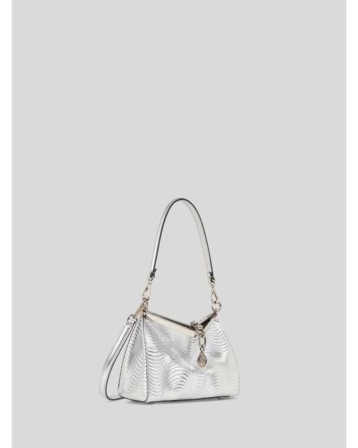 Etro Small Metallic Leather Vela Bag