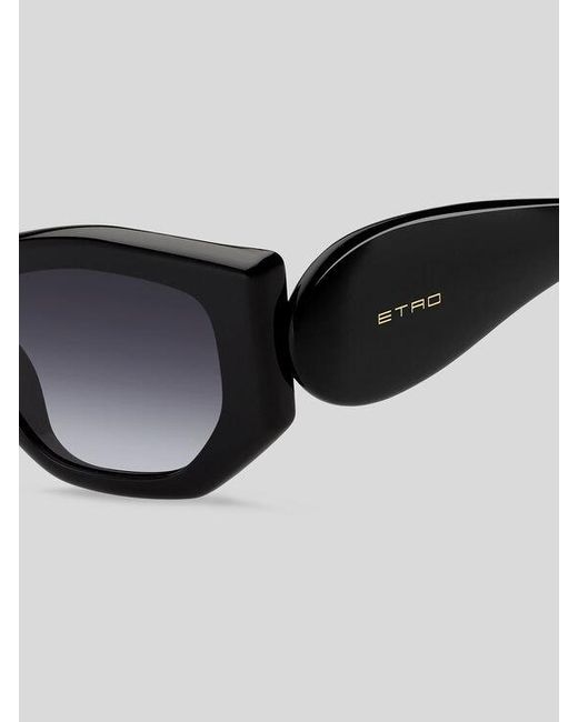 Etro Black Paisley Sunglasses