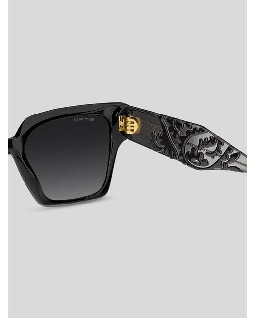 Etro Black Colour Stripes Sunglasses