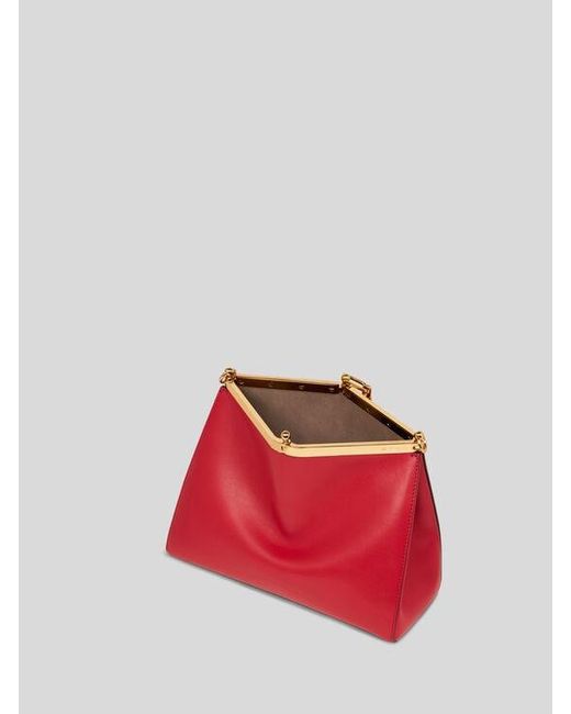 Etro Red Medium Vela Bag