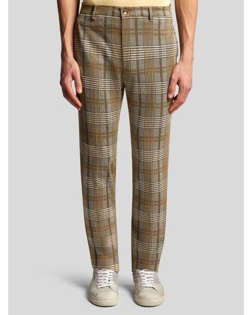 Etro Natural Check Trousers for men