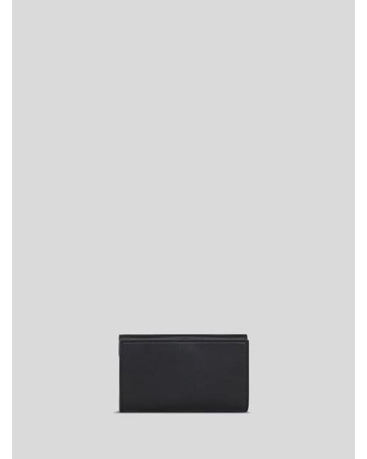Etro White Leather Pony Wallet