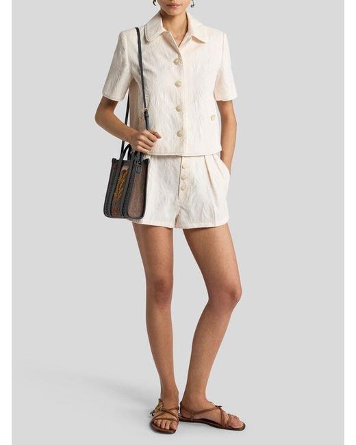 Etro White Shorts